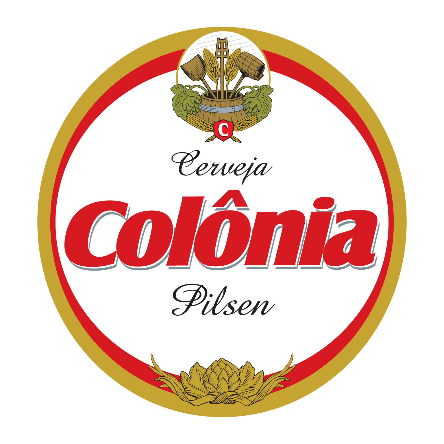 escudo cerveja colonia
