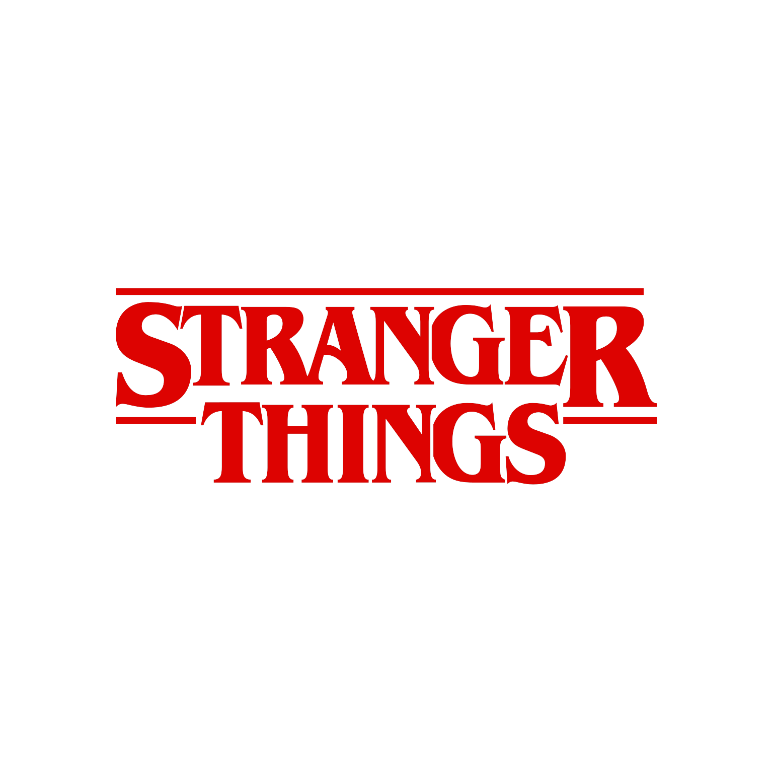 logotipo stranger things