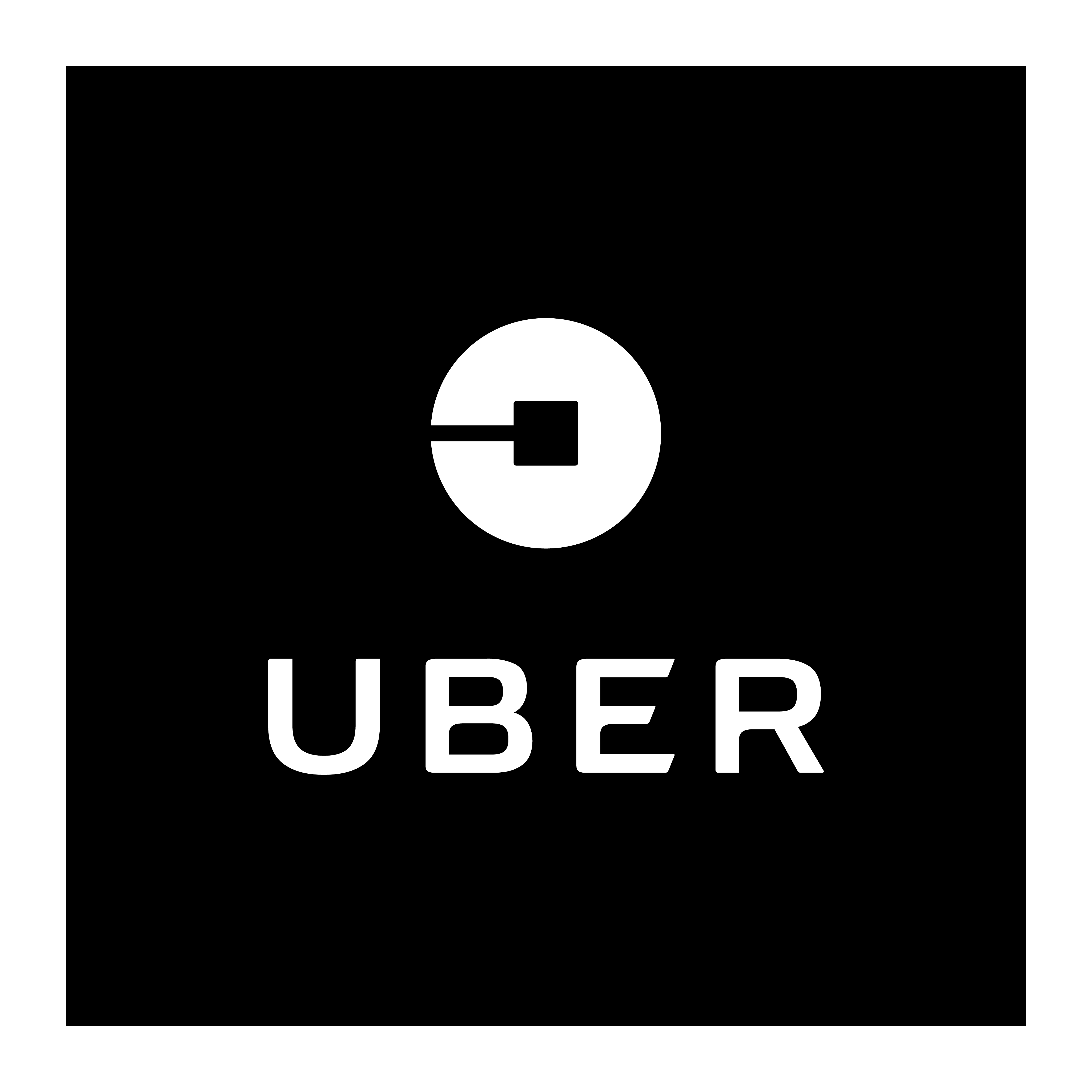 logo uber preta