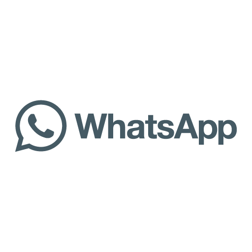 whatsapp logo preto com nome horizontal 512x512