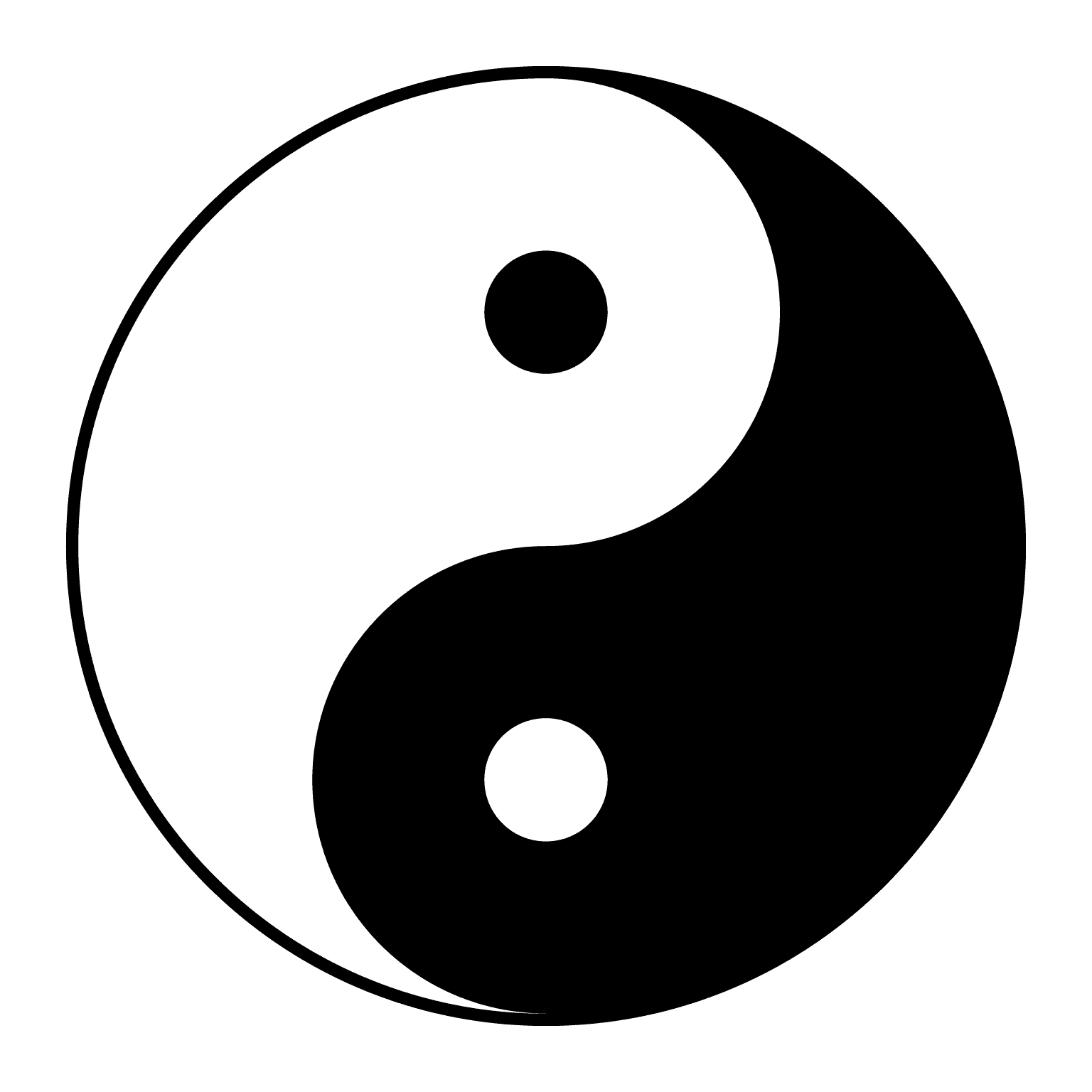 vetor yin yang